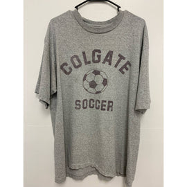 Vintage The Cotton Exchange Colgate Soccer Grey Extra Large Shirt