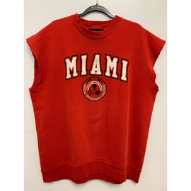 Vintage Jansport Red Miami University Sleeveless Sweatshirt Men’s XXL