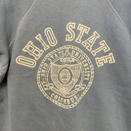 Vintage 60s Ohio State University Short Sleeve Sweater Shirt OSU Blue Size Small