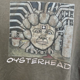 Vintage 2001 Oysterhead Band T Shirt Green Mens Size Large