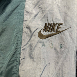 Vintage Nike Full Zip Nylon Windbreaker Colorblock Mens Sz Large