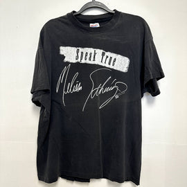 Vintage Speak True Melissa Etheridge Double Sided Graphic T Shirt Black Size XL